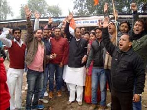 BJP's victory joy
