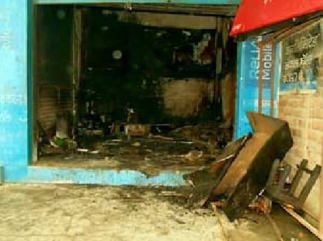  fire in Shop 