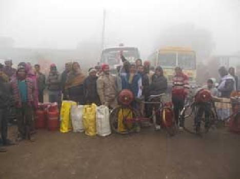 LPG strike out on the road
