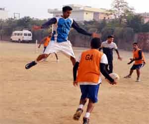 National Netball Championships match today in the Haryana-Punjab.