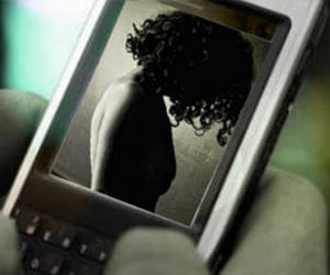 Obscene message sender neighbor arrested in gurgaon 