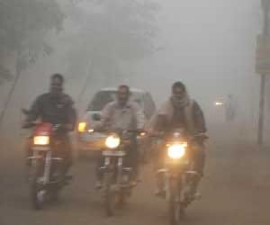winter fog in uttarakhand.