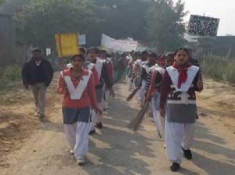 Hygiene awareness messages fired rally