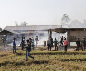 violence in assam
