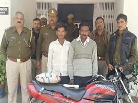 Arrested two members of a biker gang