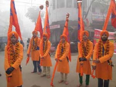 Shabad Kirtan in Ritul procession
