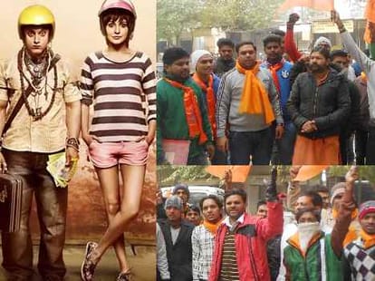 controversy on aamir khan's 'PK', removed Conflicting scene