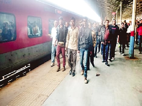 rajdhani exp. passengers furore