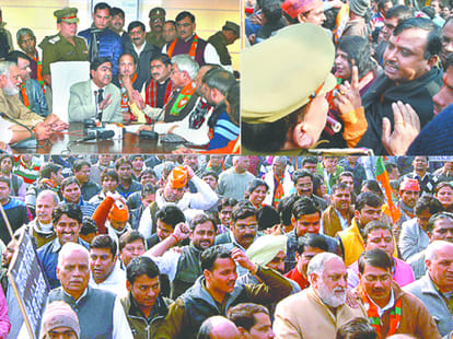 BJP MLA said talibani for aajam Khan in noida.