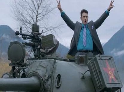 film The interview was downloads by nine million 
