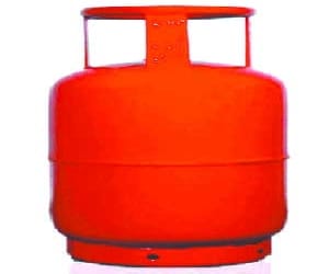 Holding nine LPG cylinder from a restaurant