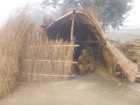 the flood victim facing problem in cold
