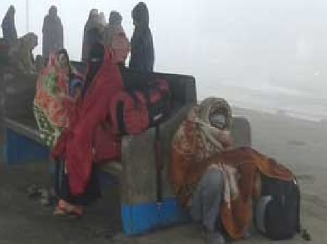 Fog caught everyone torpid