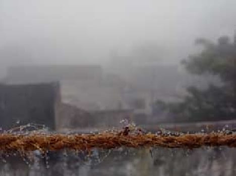 Life is like a cold, hidden in fog city and village