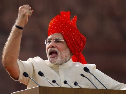 Narendra Modi is modern day's Gandhi says Uma Bharti