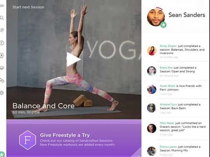 new year celebration with yoga