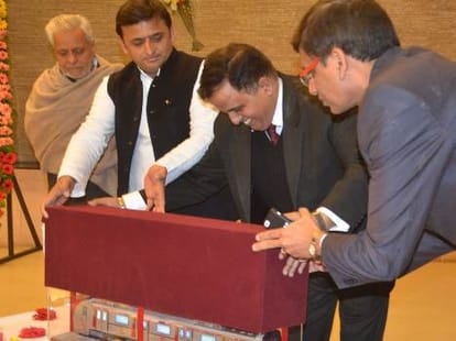 lucknow metro new route.