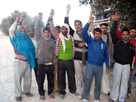 Villagers agitation