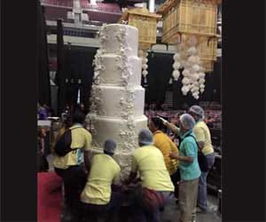 world's largest wedding cake!