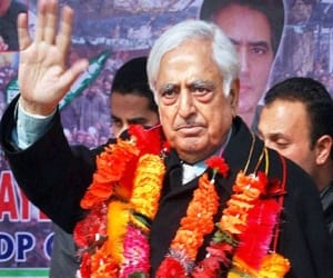 election promises create problem to mufti mohammad sayeed