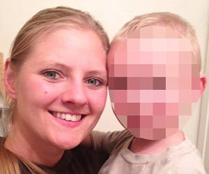 Mother shot dead by two year old son