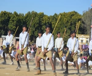 govt working on rss agenda says congress