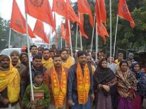 Procession out of Bhudevon
