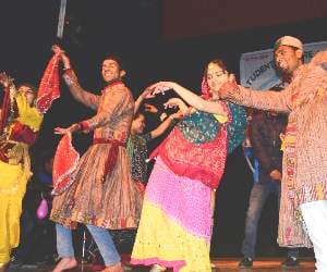 cultural programme in kalibari hall shimla.