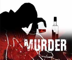 giving alcohol and murdered a man in noida.