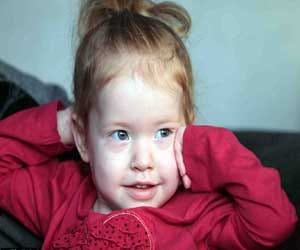 baby girl who underwent three heart transplants