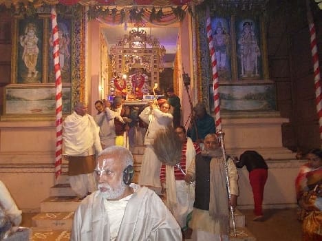 relegious function in shreerang temple