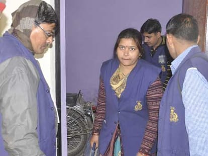 badaun police station gang rape case.