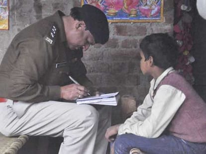badaun police station gang rape case.
