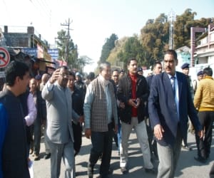 inspection of harish rawat in dehradun.