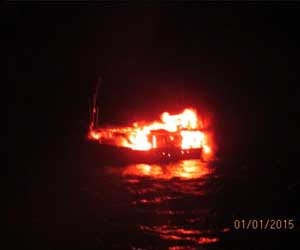 Coast Guard looking for debris of boat and bodies