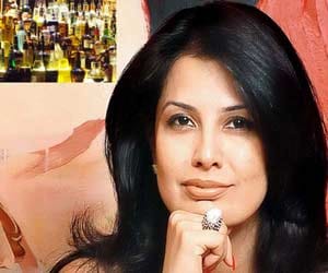 illegal alcohol was being served at the farm house of a Fashion designer.