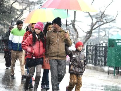 chances of snowfall in himachal.