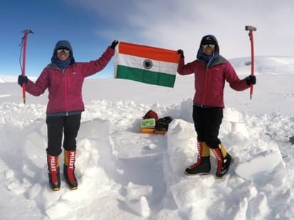 tashi nungshi win south pole.
