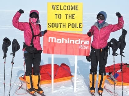 tashi nungshi win south pole.