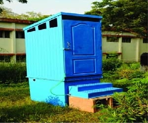 bio toilet block