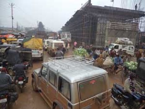 Persistent drizzle affected normal life