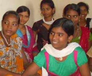 girls sharing her issues.