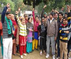 New Year's party tampering by youths.