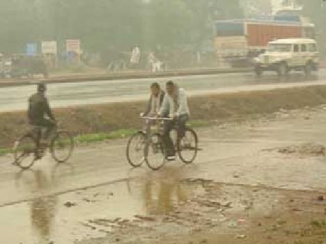 People suffering due to rain