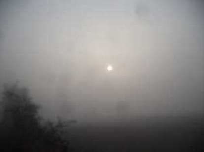 dense fog disrupted rail and road services in jammu kashmir