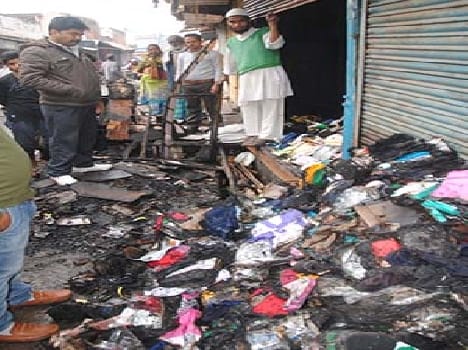 Millions of fire damage to the fabric store