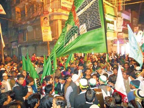 Pride march out with juloos -e- Mohammadi