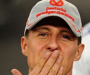 schumacher giving response to family by his tears