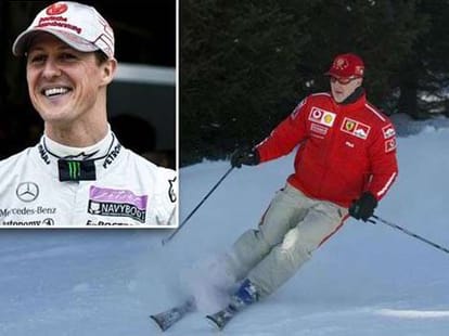 schumacher giving response to family by his tears