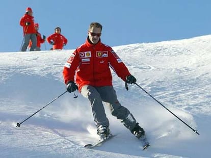 schumacher giving response to family by his tears